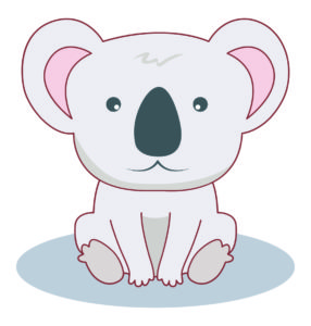 Koala Cartoon Cute Animal Vector