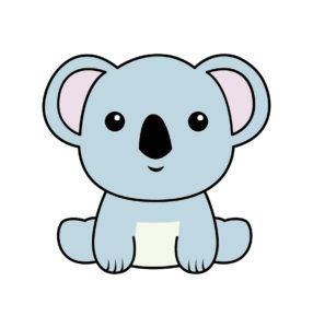 Sitting Koala Vector