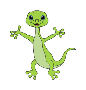 Surprising Lizard Vector