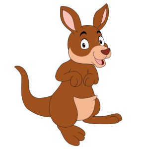 brown kangaroo