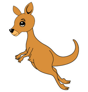 jumping kangaroo