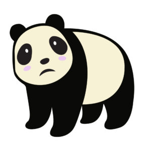 panda vector