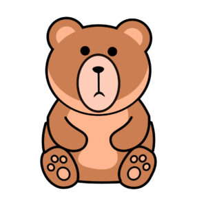 bear cute baby vector