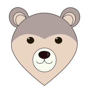 bear face vector