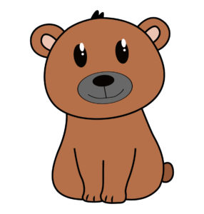 brown and gray bear vector