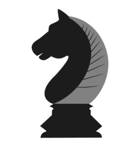 chess knight vector