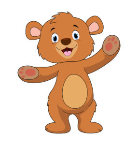 happy bear cartoon