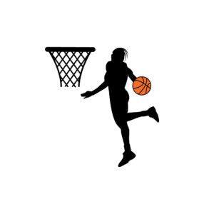man playing basketball