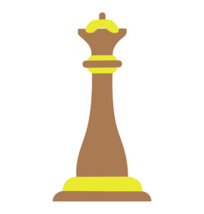 queen chess vector