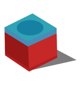 snooker chalk vector