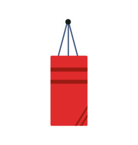 Creative Punching Bag Vector