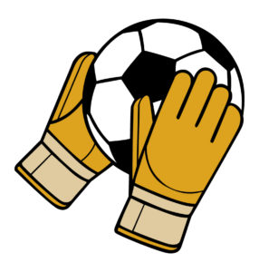 Football Goal keeper vector