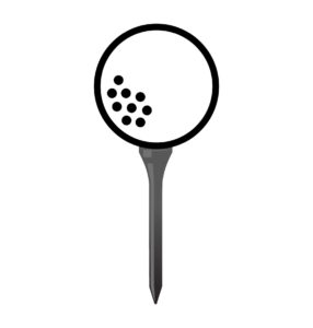 Golf ball vector art