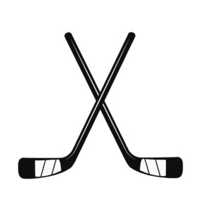 Ice hockey stick vector