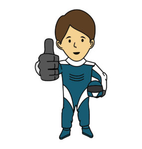 Motor Car Racing Man