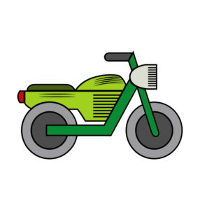 Motorbike Vector Art file Design