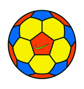 Nike football vector