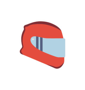 Orange Helmet Vector