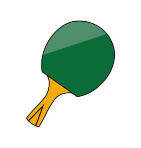 Ping Pong Bat Vector