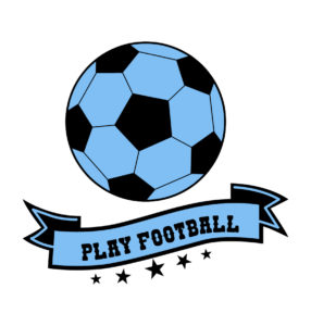 Play football vector