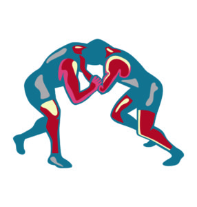 Premium Wrestler Vector