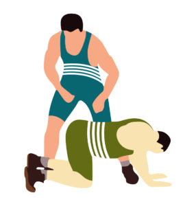 Premium Wrestling Vector