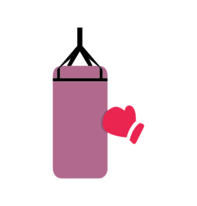 Punching Bag Vector Art