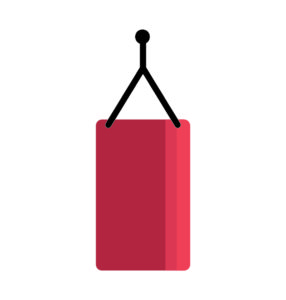 Punching Bag Vector Art Design