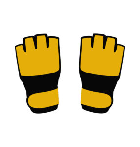 Royalty Wrestler Gloves Vector