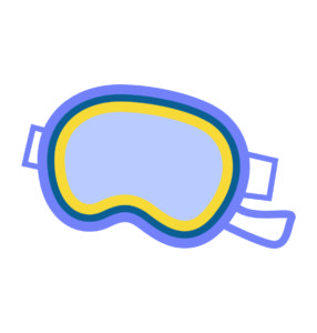 Scuba Diving Mask Vector Art
