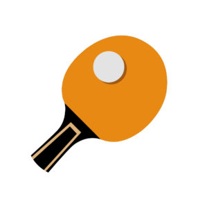 Table Tennis Design Vector Art