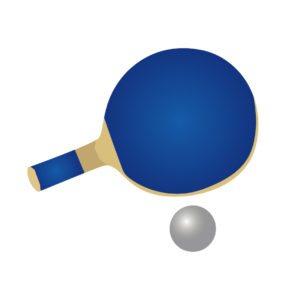 Table Tennis Racket Vector