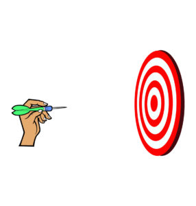 Target Dartboard vector