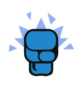 Wrestler Man Glove Vector