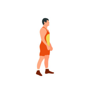 Wrestler Man Vector