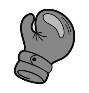 Wrestling Single Glove Vector