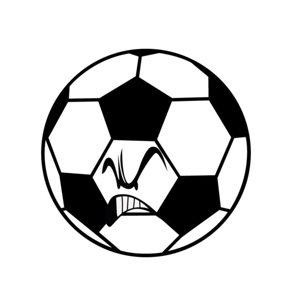 angry football vector - Design Shop by AquaDigitizing