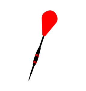 black and red color Dart