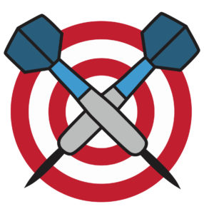 dart board vector Art