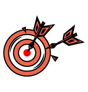 target orange dartboard