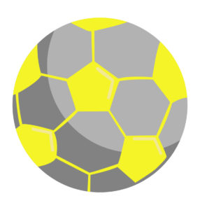 yellow football vector art