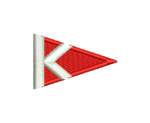 K FLAG EMBROIDERY DESIGN | RED FLAG EMBROIDERY DESIGN | RED AND WHITE EMBROIDERY DESIGN | MACHINE EMBROIDERY FILE