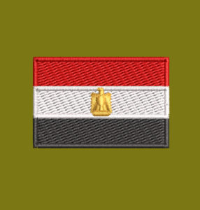 EGYPT FLAG EMBROIDERY DESIGN | COUNTRY FLAG EMBROIDERY DESIGN | EAGLE FLAG EMBROIDERY DESIGN | MACHINE EMBROIDERY FILE