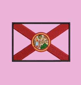 FLORIDA STATE EMBROIDERY DESIGN | SEAL EMBROIDERY DESIGN | CROSS RING EMBROIDERY DESIGN | MACHINE EMBROIDERY FILE