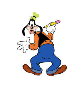Goofy cartoon vector