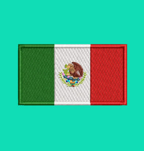 MEXICO FLAG EMBROIDERY DESIGN | COUNTRY FLAG EMBROIDERY DESIGN | EAGLE FLAG EMBROIDERY DESIGN | MACHINE EMBROIDERY FILE