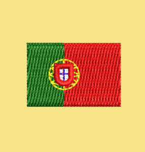 PORTUGAL FLAG EMBROIDERY DESIGN | FLAG OF PORTUGAL EMBROIDERY DESIGN | COUNTRY FLAG EMBROIDERY DESIGN | MACHINE EMBROIDERY FILE