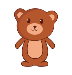 teddy bear vector cartoon