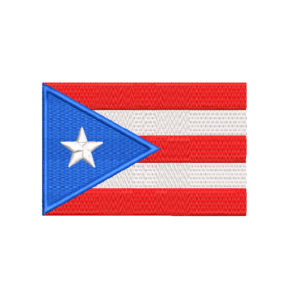 PUERTO FLAG EMBROIDERY DESIGN | RICAN FLAG EMBROIDERY DESIGN | STAR FLAG EMBROIDERY DESIGN | MACHINE EMBROIDERY FILE