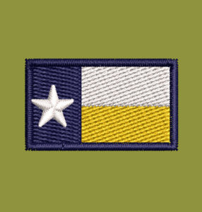 TX FLAG EMBROIDERY DESIGN | STATE FLAG EMBROIDERY DESIGN | TEXAS FLAG EMBROIDERY DESIGN | MACHINE EMBROIDERY FILE